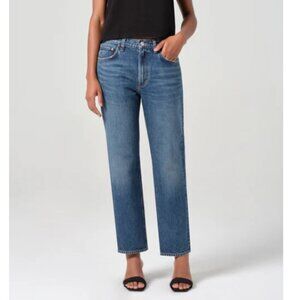 AGOLDE Valen Jeans in Essence Size 25 Mid Rise Vintage Straight